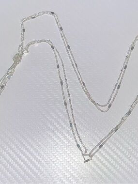 Delicate Silver Layered Necklace - Women Jewelry